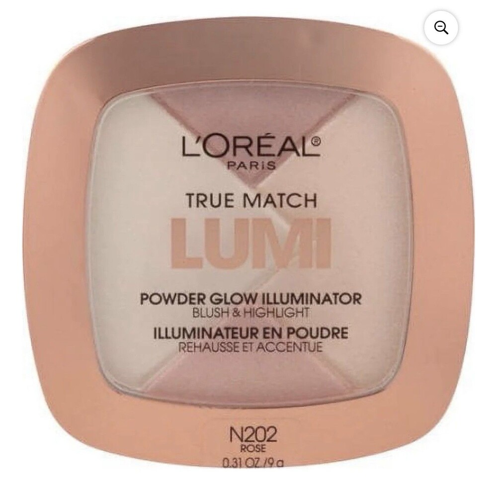 L'Oreal Paris True Match Lumi Powder Glow Illuminator Blush Highlight N202 Rose